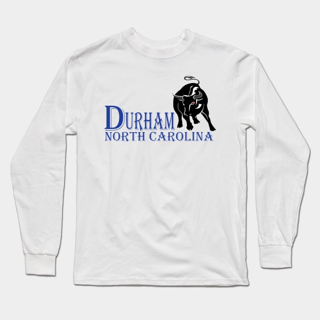 Durham NC Long Sleeve T-Shirt by DickinsonDesign